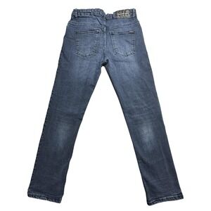 Calvin Klein Jeans Boys 20 Blue Slim Straight Stretch Denim Adjustable Waist